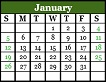 January 2025 Calendar